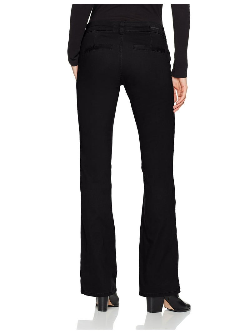 UNIONBAY Women's Stretch Uniform Bootcut Work Pant, Black Hayden