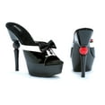 thumbnail image 2 of Ellie Shoes E-673-Tux 6 Heel Tux Mule 5 / Black/White, 2 of 2
