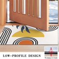 thumbnail image 3 of Bohemian Retro Floral Non-Slip Entryway Door Mat,Boho Indoor Decor Durable Low Plush Door Mat,Washable Welcome Rug for Patio Hallway Home Decor 17x30 Inches, 3 of 3