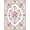 Pink Purple, Pattern 3, variant on ODIKA Boho Ornate Symmetrical Bouquet Motif Scrolling Vintage Distressed Refined for Playroom, Bedroom, Reading Nook, Pet Friendly & Kids Safe Play