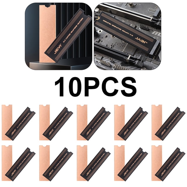 Likrtyny Disipador calor M2-CG antioxidante 2 uds. disipador calor SSD para ordenador portátil unidad NVMe 2280