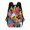 Color-2, variant on Abstract Colorful Paint Strokes Backpack Backpack Student Backpack Cartoon Canvas Backpack