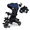 Blue, variant on LINLUX 8 in 1 Kids Tricycle, Folding Toddler Trike with Push Handle, Tricycle for Kids, Gray