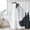 Gray-1, variant on Giraffe Showering Shower Curtain, Waterproof Shower Curtains for Bathroom, Modern Abstract Art Funny Animals Washable Fabric Bathtub Curtain Set Bath Decor with 12 Hooks Long 72"x84"
