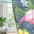 thumbnail image 4 of Yayeee Window Curtains Set of 2 for Living Room Light Filtering 63"x42", Pink Flamingo Pattern, 4 of 7