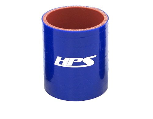 1-1/2 ID Blue 3 Length 100 PSI Maximum Pressure HPS HTSC-150-BLUE Silicone High Temperature 4-ply Reinforced Straight Coupler Hose 
