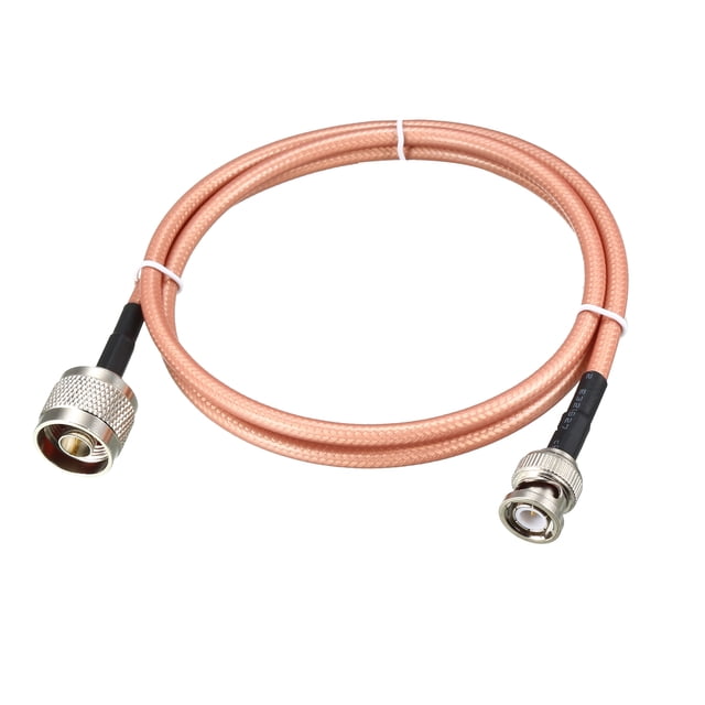 Conexión de cable coaxial RF de baja pérdida RG-142 N macho a BNC macho 120cm 1pcs