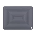 thumbnail image 1 of Inteprter Waterproof Dish Drying Mat Hot Pot Holder Dish Heat Resistant Mat Draining Suministros de limpieza para el hogar Gris 29x23x0.35cm, 1 of 1