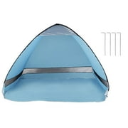 Awning Beach Uv Anti Quick Automatic Opening Beach Tent Portable Ultraviolet-Proof Summer Outdoor Camping Fishing Silver