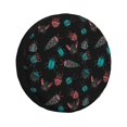 thumbnail image 1 of Fotbe Colorful Insect Funda de Llanta de Repuesto con Estampado, Engrosada, Ajuste Universal para Jeep, Remolque, RV, SUV, Camión-15 inch, 1 of 6