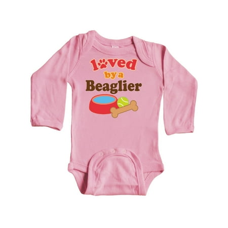 

Inktastic Beaglier Dog Beagle Cavalier King Charles Gift Baby Boy or Baby Girl Long Sleeve Bodysuit