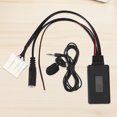 thumbnail image 1 of Adaptador AUX compatible con Bluetooth de automóvil con Bluetooth Compatible con Bluetooth Radio Adaptador estéreo con micrófono 5-12V para Mazda MX5, 1 of 9