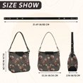 thumbnail image 2 of Iauyy Women's Handbag Removable Shoulder Satchel Bag-Polyester and PU leather ，Beautiful Deer, 2 of 7