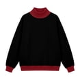 thumbnail image 7 of POROPL Sweatshirts for Women,Oversized Mock Neck Pullover Sweatshirt Casual Long Sleeve Fleece Top, 7 of 7