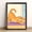 Orange cat, variant on 12x16in Framed Cute Tabby Cat Yoga Wood Print, Funny Cartoon Stretching Cat Wall Art for Cat Lovers Living Room Bedroom Home Decor