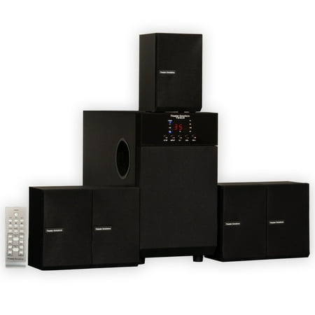 Theater Solutions TS509 5.1 Powered Home Theater Multimedia Speaker System