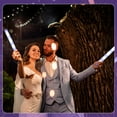thumbnail image 5 of 24 Pcs Led Foam Glow Sticks, 18 inch Light up Batons with 3 Modes Flashing Light up Stick White Glow Sticks for Wedding, Raves, Carnival, Concert, Halloween, Birthday Party, White, 5 of 7