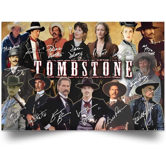 West Cowboy Movie Tin Sign,Vintage Tombstone Metal Poster Retro Signage Pub Cafe Restaurants Man Cave Wall Decorate Metal Tin Sign 8x12 Inch