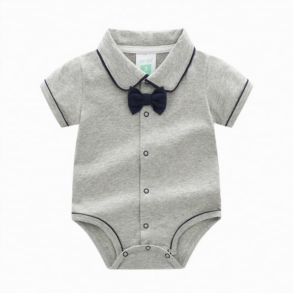 Hessimy Newborn Baby Unisex Cotton One-Piece Bodysuits Baby Gift Baby Clothes,Stylish(B,6-9 Months)