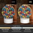 thumbnail image 3 of Salouo American Football for Round Acrylic Night Light - Acrylic Sheets with LED Light Lamp Base - Decorative Night Lamp for Restaurant Bar Cafe Shop Room Decoration, 3 of 9