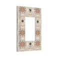 thumbnail image 2 of ZICANCN Outlet Covers Wall Plate, Abstract Hippie Boho Background Light Switch Cover Decorative, Duplex Toggle Combo 1-Gang, 2 of 9
