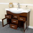 thumbnail image 4 of Bellaterra Home 39.8 in Single sink vanity-wood-walnut-4 drawers, 4 of 5