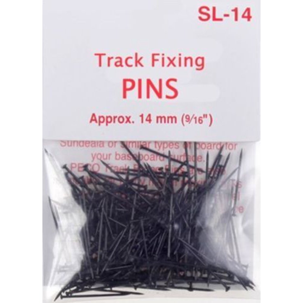 Peco SL14 HO & N Scale Model Train Track Fixing Pins Nails 14mm