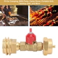 thumbnail image 3 of Adaptador De Recarga De Gas, Convertidor De Cilindro Desechable De Material De Latón Macizo Para Bandeja Para Hornear De Mesa, 3 of 7
