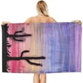 thumbnail image 2 of Yibo Cute Cactus Bath Towel Quick Dry Pool Towel Ultra Absorbent Towel Lightweight Shower Towel for Bathroom Outdoor Swimming, 2 of 9