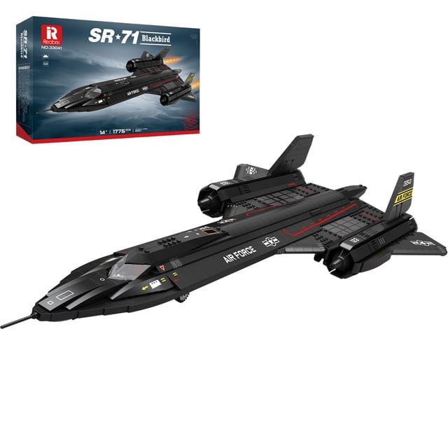 Set de construcción Reobrix SR-71 Blackbird Reconnaissance Jet 14+