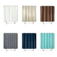 thumbnail image 2 of Godderr Polyester Waterproof Shower Curtain Solid Color Bathroom Curtain Send Ring Set Shower Curtain Bathroom Partition Curtain, 2 of 5
