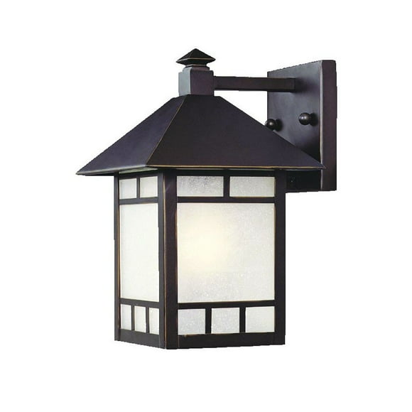 homeroots lighting 398638 Artisan 1-Light Architectural Bronze Wall Light