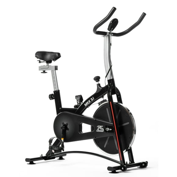 Bicicleta Fija Estatica Spinning Disco Rueda 6 kg con Sensores de Pulso