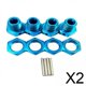 thumbnail image 1 of Adaptador De Bujes De Rueda Hexagonales De 2x17 Mm, Actualización De Conjunto De Orugas 1/8 Para Arrma Blue, 1 of 4