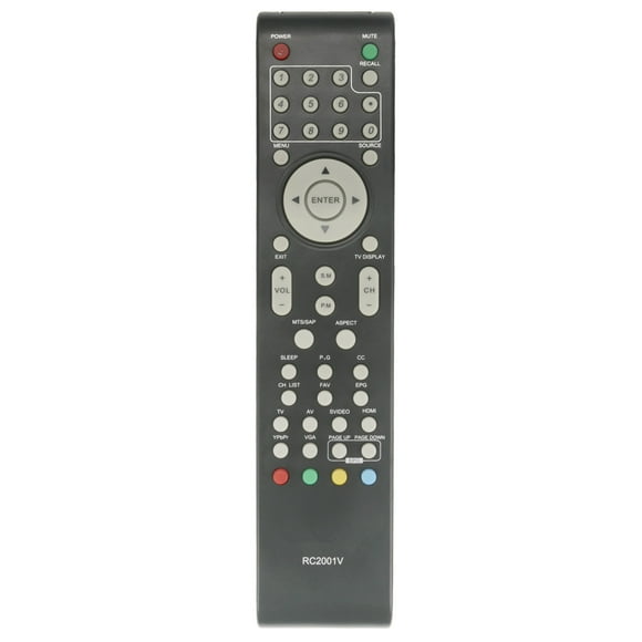 New Remote replacement RC2001V for Viore TV LC32VF55 LC32VH55 LC32VXF60PB LC32VX60PB LC37VF55