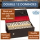 thumbnail image 2 of Set de dominó WE Games Double Twelve con 91 fichas de dominó en estuche, 2 of 9