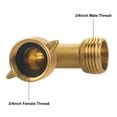 thumbnail image 3 of Mistaha Brass 90-Degree RV Hose Elbow Connector with Leak Proof Design and Universal Compatibility for Recreational Vehicles, 3 of 5