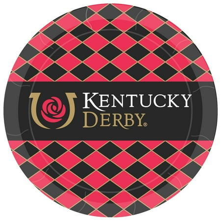Kentucky Derby 7" Icon Paper Plates 8-Pack