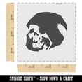 thumbnail image 2 of Grim Reaper Death Skeleton Hooded Head Halloween DIY Cookie Wall Craft Stencil - 3.5 Inch, 2 of 5