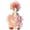 🥝 Pink_Hot#415, variant on 7 Inch Mini Goose Bikini Outfit Set - Crochet Summer Statue Clothes, Knit Beach Theme Accessories, Sunglasses Costume Decor for Car Desk Display
