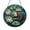 Acrylic 3.5 Inch, variant on Floral Cat Stained Glass Suncatcher, Round Window Hanging with Garden Nature Art