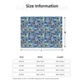 thumbnail image 3 of KLL Cute Flat Fish Print Fleece Throw Blanket, Horizontal Fleece Bedding Cute Soft Blankets Comfy Fleece Flannel Plush Home Decor for Couch & Bed -60"x50", 3 of 9
