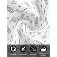 thumbnail image 7 of Black Fall Cloth Napkins Set of 6 Reusable Dinner Napkins, Thanksgiving Autumn Leaves Elegant Pastoral Cocktail Napkin Washable Table Napkins for Wedding/Holiday Party/Baby Shower 20"x20", 7 of 7