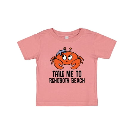 

Inktastic Rehoboth Beach Delaware Cute Crab Gift Baby Boy or Baby Girl T-Shirt