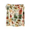 thumbnail image 2 of Large Flannel Christmas Blanket Digital Print 130x100cm Warm Throw Blanket Plush Fleece Holiday Decor Bed Sofa Blanket Seasonal Home, 2 of 5