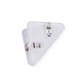 thumbnail image 1 of Corner Paper Clips, 1.53x2.04 Inch,Triangular Transparent File Corner Clip,Translucent Colored Paper Clips, Cute Plastic Bunder Clip for Office,Prevent Book Corner Curling,Holds to 40 Sheetes, 1 of 8