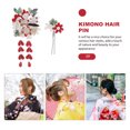 thumbnail image 3 of Raindrops 1Jgo Adorno Floral Rojo Para Estilo Japonés Ideal Para Cosplay Y Eventos, 3 of 4