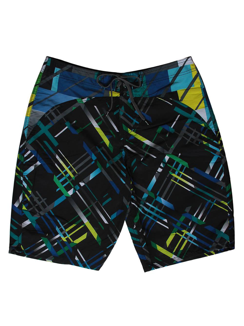 Mens Psyco Plaid Stripe Board Shorts - Size 36 - Walmart.com