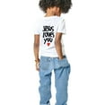 thumbnail image 2 of Drummerboy Apparel Casual Graphic Unisex Youth Kid's T-Shirt, White, Medium (8-10), 2 of 5
