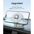 thumbnail image 3 of LRSE Magnetic Car Phone Holder, Vacuum Adsorption Car Mount, 360° Rotatable and Foldable,for All Cell Phones and Car Models,White, 3 of 6